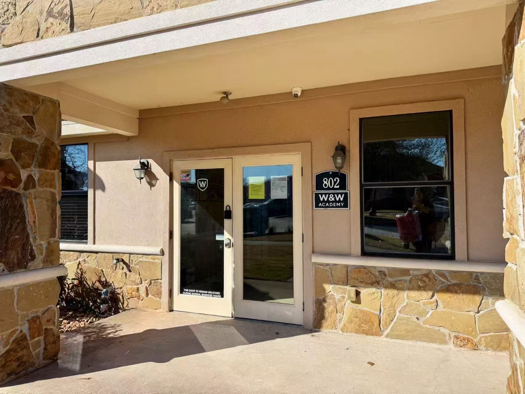 Entrance to the W&W Academy Sugar Land campus